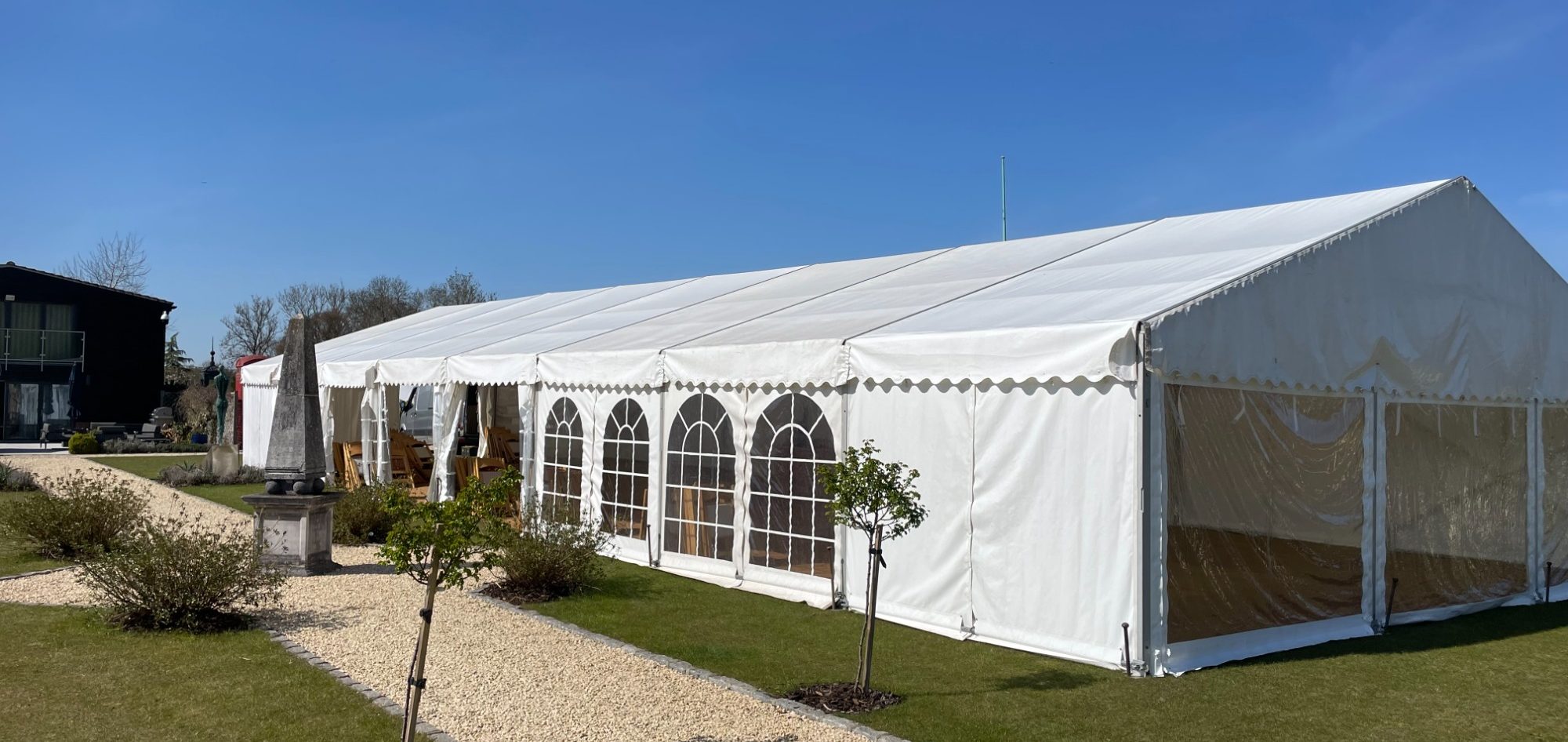 Marquee Hire Maidenhead Berkshire Clearspan marquee in Berkshire, Hampshire border